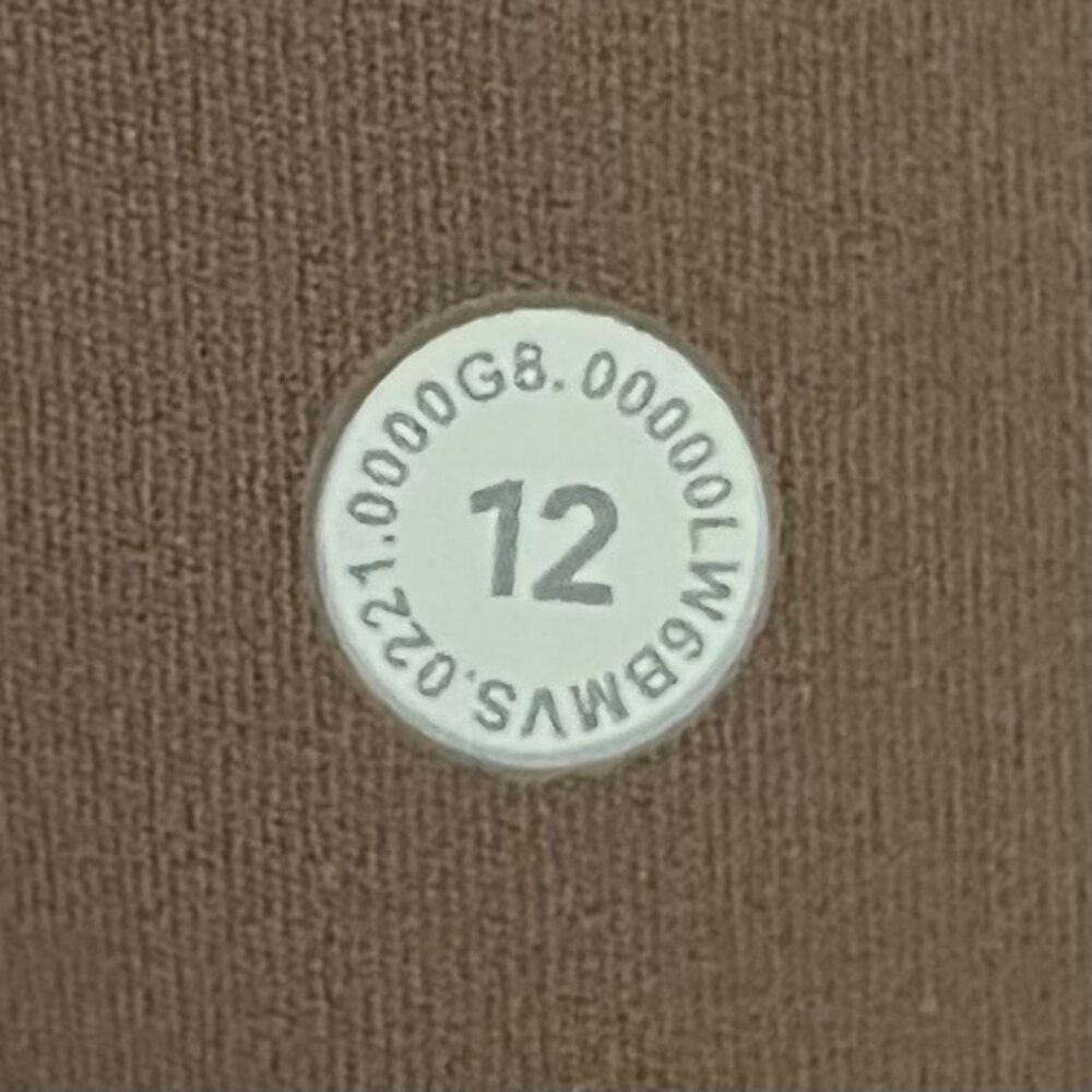 Lululemon Women Wide Leg Crop Pants Size 12 Brown Athleisure Yoga Gym Comfort - Picture 7 of 10